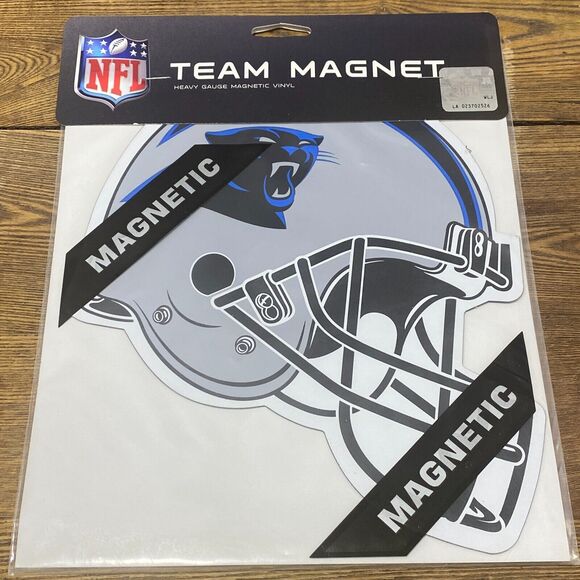 8 Inch NFL Carolina Panthers Helmet Magnet Logo Fremont Die Car Truck Team Sport - Picture 1 of 3